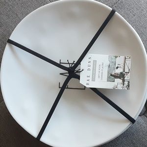 Rae Dunn Dinner Plates Set of 4 Melamine "Eat"